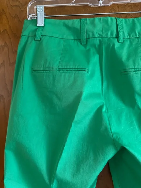 RAFFAELLO ROSSI Women’s Dora Cropped Green Trousers Size 6 US (34 DE) - Picture 7 of 11